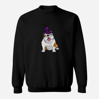 English Bulldogs Funny Bulldogs Pups Halloween Sweat Shirt - Seseable