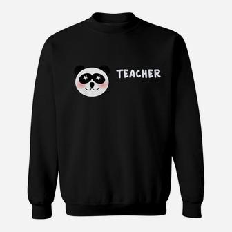 Esl Teacher Panda Online English Students Sweat Shirt - Seseable