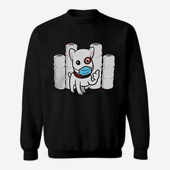 Essential Dog With Toilet Paper Sweat Shirt - Seseable