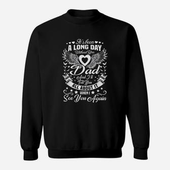 Family 365 In Loving Memory Of My Dad Missing Dad Father Sweat Shirt - Seseable