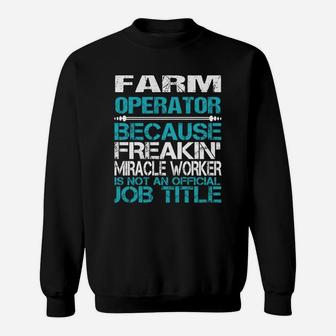 Farm Operator Sweat Shirt - Seseable