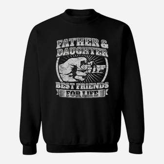 Father Daughter Matching Outfit Gift T Shirt Dad Fist Bump Sweat Shirt - Seseable