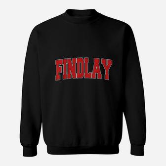 Findlay Oh Ohio Varsity Style Usa Vintage Sports Sweat Shirt - Seseable