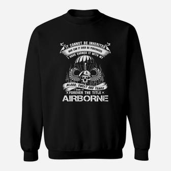 Forever The Title Airborne - American Veteran Sweat Shirt - Seseable