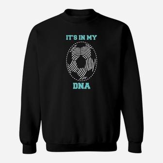 Fußball DNA Fingerprint Erbgut Langarm Sweatshirt für Fans - Seseable