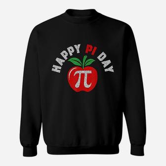 Funny Apple Pi Day Gifts For Math Lovers 3 14 Nerdy Symbols Sweatshirt - Seseable