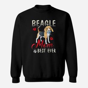 Funny Beagle Mom Best Ever Sweat Shirt - Seseable
