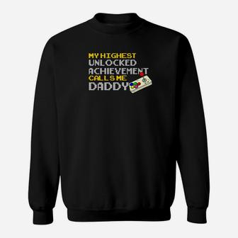 Funny Daddy Gamer, dad birthday gifts Sweat Shirt - Seseable