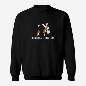 Funny Easter Beagle Dog Eggspert Hunter Gift Sweat Shirt - Seseable