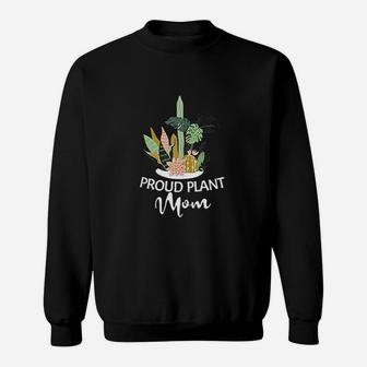 Funny Garden Mama Proud Plant Mom Sweat Shirt - Seseable