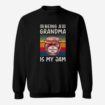 Funny Grandma Gifts Funny Being A Grandma Strawberries Sweat Shirt - Seseable