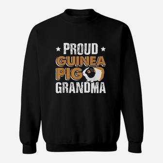 Funny Guinea Pig Gift Proud Guinea Pig Grandma Sweat Shirt - Seseable