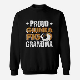 Funny Guinea Pig Proud Guinea Pig Grandma Sweat Shirt - Seseable