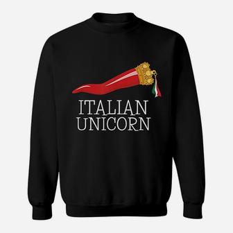 Funny Italian Lucky Charm Cornicello Italian Sweat Shirt - Seseable