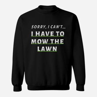 Funny Lawn Mowing Grass Cutting Mower Dad Father Gifts Sweat Shirt - Seseable