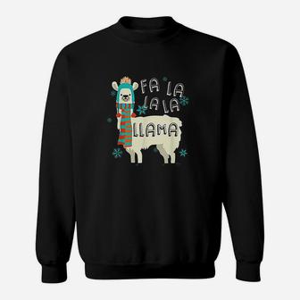 Funny Llama Christmas Alpaca Lover Gift Sweat Shirt - Seseable