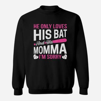 Funny Mom Baseball Quote Mothers Day Gift For Women Sweat Shirt - Seseable