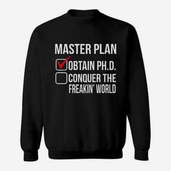 Funny Phd Doctorate Graduation Gift Psychology Sweat Shirt - Seseable