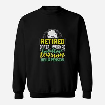 Funny Retirement Mailman Party Gifts Retired Postal Worker Sweatshirt - Seseable