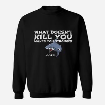 Funny Scuba Diving What Doesnt Kill You Oops Sweat Shirt - Seseable