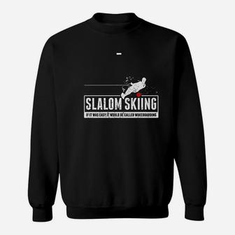 Funny Slalom Waterskiing Wakeboard Ski Vintage Style Gift Sweat Shirt - Seseable