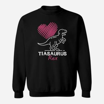 Funny Spanish Mothers Day Auntie Gift Tia Saurus Sweat Shirt - Seseable