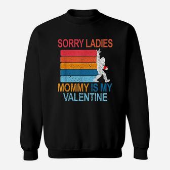 Funny Valentines Day Gift Bigfoot From Mom Vintage Sweat Shirt - Seseable