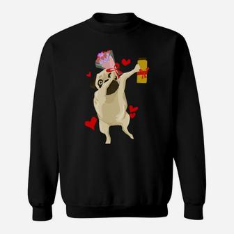 Funny Valentines Day Gifts For Him Dog Valentines Day Sweat Shirt - Seseable