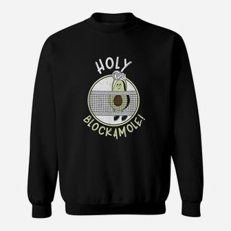 Funny Volleyball Block Training Design For An Avocado Lover Sweatshirt - Seseable