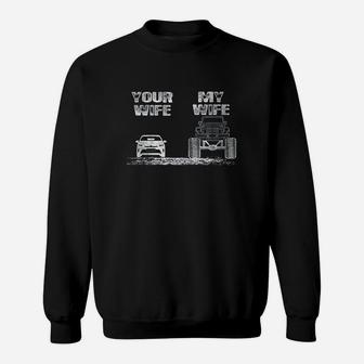 Funny Your Wife My Wife Vintage Sweat Shirt - Seseable