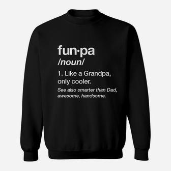 Funpa Definition Funny Grandpa Gift Fathers Day Sweat Shirt - Seseable