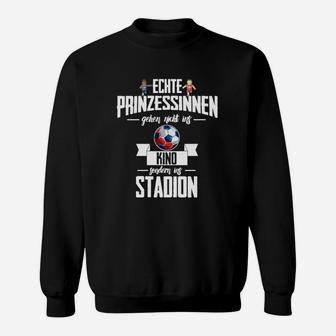 Fußball Echte Prinzessin Sweatshirt - Seseable