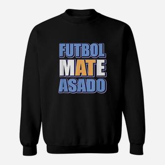 Futbol Mate Asado Funny Vintage Argentina Sweat Shirt - Seseable