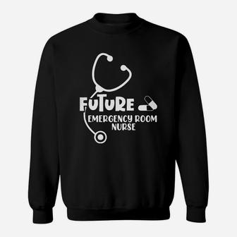 Future Emergency Room Nurse Proud Nursing Job Title 2022 Sweatshirt - Seseable