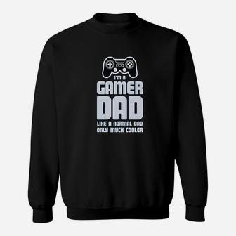Gamer Dad Gift For Fathers Cool Dads Gaming Sweat Shirt - Seseable