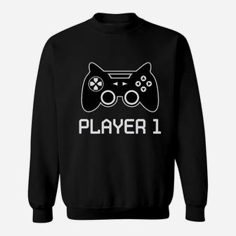 Gamer For Father And Son Daughter Player Sweat Shirt - Seseable