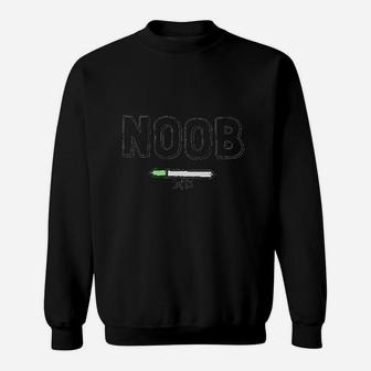 Gamer Noob Father Son Matching Daddy Me Sweat Shirt - Seseable