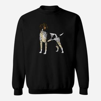 German Shorthaired Pointer Dog Art Sweat Shirt - Seseable