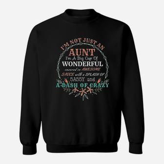 Gifts For Aunties And Your Favorite Aunt Crazy Aunt Sweat Shirt - Seseable