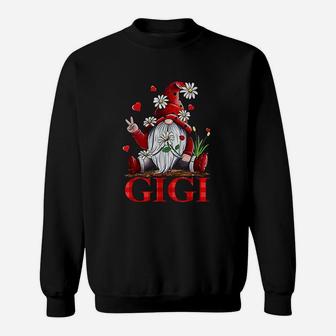 Gigi Gnome Valentines Day Matching Family Grandma Gifts Sweat Shirt - Seseable