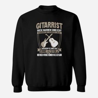 Gitarrenspieler Ehre & Stolz Sweatshirt, Musiker Liebhaber Tee - Seseable