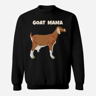 Goat Mama Standing Anglonubian Goat Sweat Shirt - Seseable