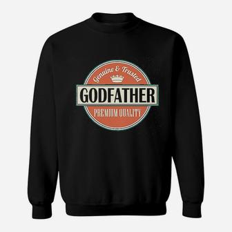Godfather Fathers Day Vintage Gift Sweat Shirt - Seseable