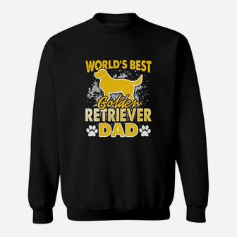 Golden Retriever Dad Fathers Day Gift Sweat Shirt - Seseable
