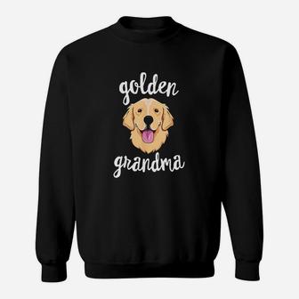 Golden Retriever Grandma Mom Dog Owner Sweat Shirt - Seseable
