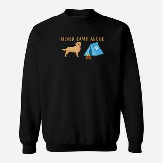 Golden Retriever s Dog Tent Funny Camping Travel Sweat Shirt - Seseable