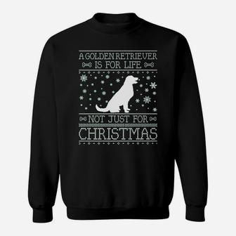 Golden Retriever Ugly Christmas Sweater Dog Sweat Shirt - Seseable
