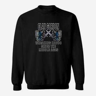 Gordon Scottish Tartan Scotland Family Clan Name Sweat Shirt - Seseable