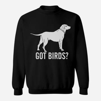 Got Birds Black Lab Dog Sweat Shirt - Seseable