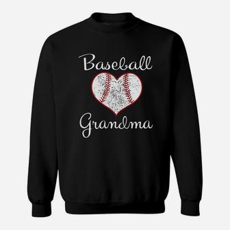 Grandma Vintage Baseball Grandma Sweat Shirt - Seseable